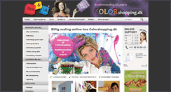 Desktop Screenshot of colorshopping.dk